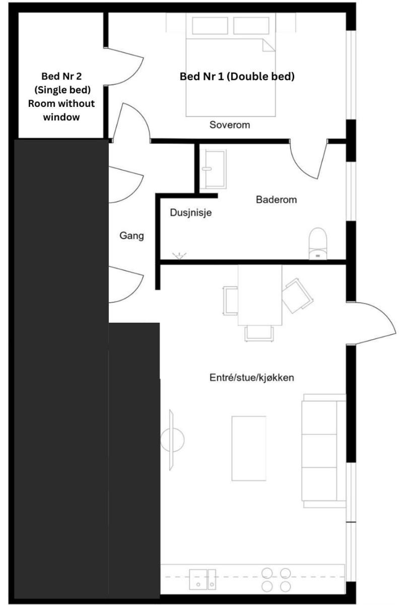 Apartment In Lillestrom With Free Parking And Great View, Sleep 3 People Buitenkant foto